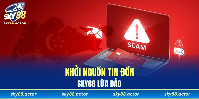 Khởi nguồn tin đồn SKY88 lừa đảo