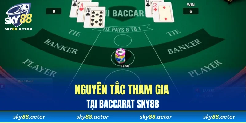 Nguyên tắc tham gia tại Baccarat SKY88