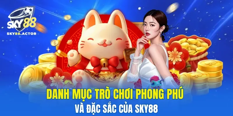 Danh mục trò chơi phong phú và đặc sắc của SKY88